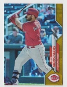Mike Moustakas 2020 TOPPS UPDATE SERIES GOLD FOIL PARALLEL #U-6 CINCINNATI REDS