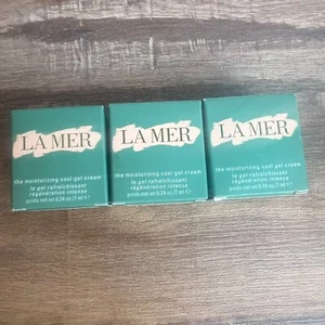 X3 La Mer The Moisturizing Cool Gel Creme Reisegröße 0,24oz 7ml Neu - Bild 1 von 7