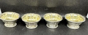 Tiffany & Co. Sterling Silver Gold Washed Salt Cellars Set of 4, 19th c. - Picture 1 of 17