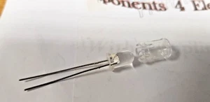 5mm LED CLEAR LIGHTS RED COMPLETE WITH CLEAR LENS See Pictures (HLMP3750) - Picture 1 of 3