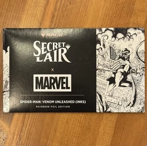 Venom Unleashed (Inks), Rainbow Foil, Sealed MTG Marvel’s Spider-Man Secret Lair - Picture 1 of 2