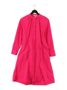 COS Women's Midi Dress UK 8 Pink 100% Cotton Shirt Dress - Picture 1 of 5