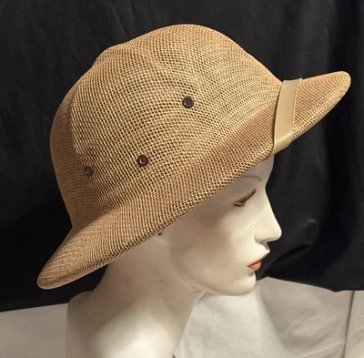 VTG Sun-Fari by Wesco Hat Safari Tan Adjustable OS Headband Made In USA - Image 1 of 4