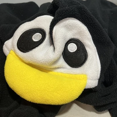 Black Penguin Small Halloween Adult Animal Cosplay Costume pajamas Used - Image 1 of 3