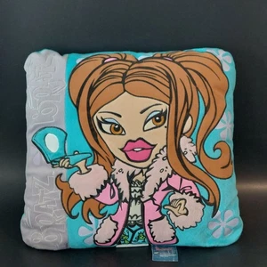 Collectible Y2K Bratz Pillow Purple & Teal With Mirror 13”x13” 2003 CLEAN  - Picture 1 of 9