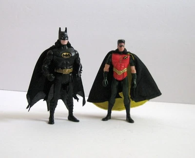 BATMAN RETURNS 1992 Batman & Robin Kenner Vintage Action Figures LOOSE/MINT - Image 1 of 3