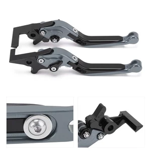 √ 2 Stück Motorrad-Brems- Und Kupplungshebel Verstellbar CNC-Aluminiumlegierung - Bild 1 von 22