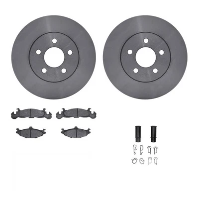 For Dodge Spirit 1989 R1 Concepts eLINE Series Front Brake Kit w Ceramic Pads Foto 1 de 4