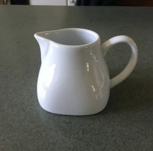 PIER 1 IMPORTS Luminous White Porcelain Small Creamer Pitcher - Picture 1 of 8