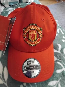 GORRA MANCHESTER UNITED ADULTOS NUEVA ERA 9FORTY TALLA PARA TODOS❤️ dañada leer - Imagen 1 de 7