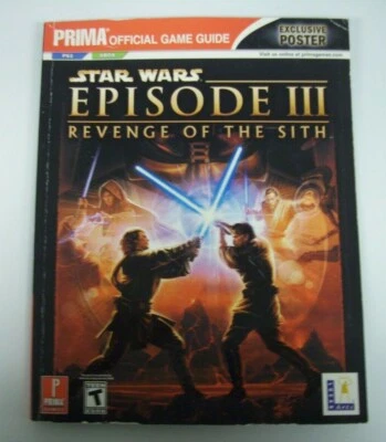 Star Wars Episode III Revenge of the Sith Prima Official Strategy Guide POSTER! - Image 1 of 2