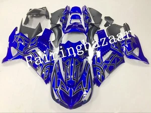 Kit de carenado de carrocería de inyección ABS azul negro apto para ZX14 2006-2011 08 09 10 - Imagen 1 de 7