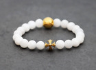 Chrome Hearts 22k Solid Gold Beads and Moonstone Beaded Bracelet Authentic 