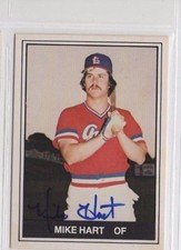 Mike Hart 1982 TCMA Salt Lake City Gulls signed auto autographed card 