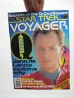 Vtg April 1996 Star Trek Voyager Magazine Q Returns Autographed John De Lancie