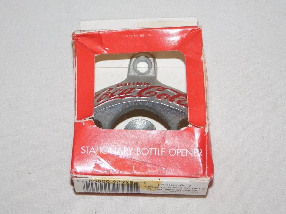 1991 Starr “x” Coca Cola Coke Stationary Mount Bottle Opener Made in Germany