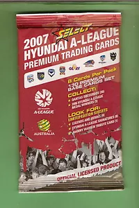 #KK. UNOPENED PACK OF 2007 A-LEAGUE SOCCER FOOTBALL CARDS - Picture 1 of 2