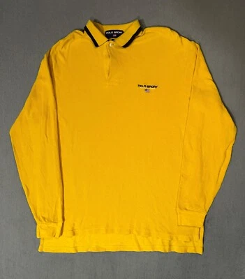 Polo Sport Ralph Lauren винтажный Y2K длинным рукавом зимняя толстовка свитер футболка - L - Изображение 1 из 4