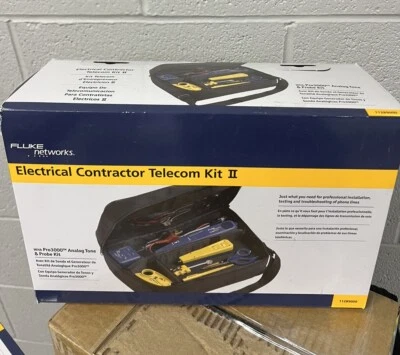 Fluke Networks 11289000 Electrical Contractor Telecom Kit II w/PRO3000 - Image 1 of 3