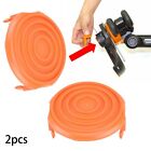 2Pcs Trimmer Spool Cap Cover For Worx Wa0216 Corded Trimmers Grass Parts New