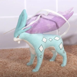 Cartoni animati Suicune 42 cm peluche bambola cuscino cosplay imbottito cotone giocattolo anime regalo - Foto 1 di 10