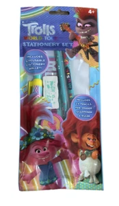 Dreamworks Trolls World Tour Stationery Set Pen Pencils - Picture 1 of 1