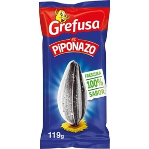 10 pakete (1.200g) - SPANISCHE BIG PIPAS - PIPONAZO - SONNENBLUMENKERNE MIT SALZ - Bild 1 von 1