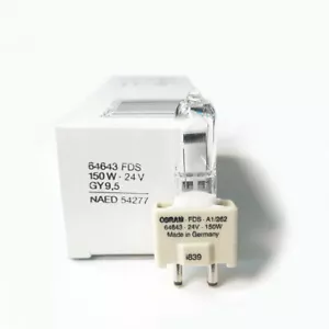 Osram 64643 24V150W halogen instrument bulb DZE/FDS dental curing machine bulb - Picture 1 of 3