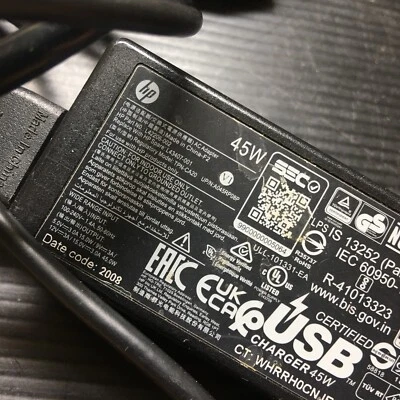 HP  TPN-CA20 USB Type-C Laptop AC Adapter Power Charger Adapter L42206-002 - Image 1 of 4