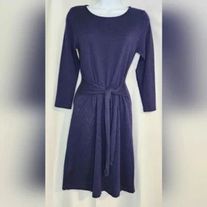 Vestido Tommy Bahama Mujer Corbata Cintura Talla XS Azul Marino Resort Minimalista Neutro - Imagen 1 de 5