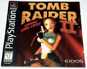 ❤️ Tomb Raider II protagonizada por Lara Croft PS1, PlayStation 1, solo manual de videojuegos - Imagen 1 de 6