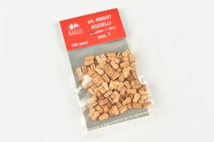 AMATI MODELLISMO Bozzelli a violino 7mm - 1 foro (10 Pezzi) - 4086/07 - Picture 1 of 1