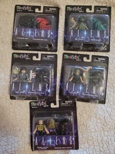 Minimates ALIENS lot Of 5 2 Packs LT. Gorman Ripley Drake MIP FREE S/H - Picture 1 of 2