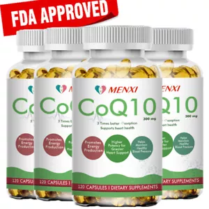 Coenzima Q-10 300 mg antiossidante, supporto per la salute del cuore, aumento di energia e resistenza - Foto 1 di 16