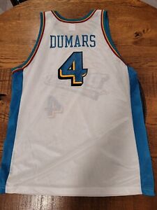 Joe Dumars Signed Detroit Pistons Teal Jersey JSA COA LOA