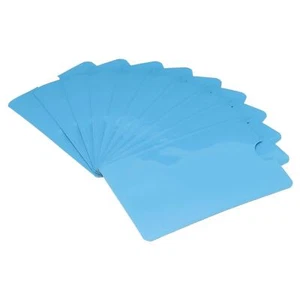 RFID Bloqueo Crédito Tarjeta Fundas,15pz Sin Contacto,Cielo Azul - Imagen 1 de 5