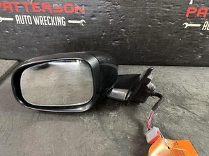 16-19 JAGUAR XF POWER FOLDING DRIVER LH SIDE VIEW DOOR MIRROR BLIND SPOT BLACK - Picture 1 of 8