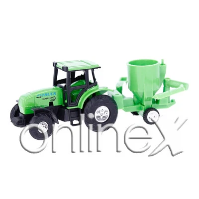 Tractor con Remolque Verde Juguete Anima a Jugar Entrega 24-48H. a1570 - Imagen 1 de 4