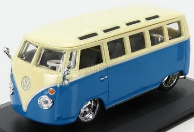 MODELLINO FURGONE STATICO DIECAST VOLKSWAGEN T1 SAMBA MINIBUS CUSTOM 1967 1/32 - Immagine 1 di 4