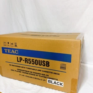 TEAC LP-R550USB-B CD Recorder & Turntable Cassette Player Black USB New From JP - Picture 1 of 5