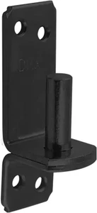 86Mm X 30Mm X 10Mm (25Mm) Black Heavy Duty Hinge Pin Gate Hinge Brackets Galvani - Picture 1 of 12