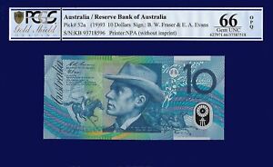 Australia 10 Dollar 1993 PCGS 66 OPQ