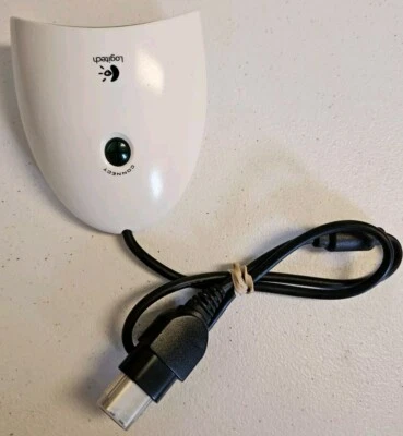 XBOX Original Logitech Cordless Precision Controller RECEIVER ONLY - White - Image 1 of 4