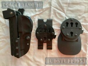 G-CODE SOC RIG holster - Beretta 92 Kydex LH - 5207 w/Paddle & Belt Clip - Black
