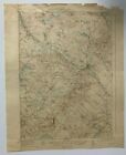 Antique 1929 Geological Survey Topographic Map NH Farmington New Durham & Others