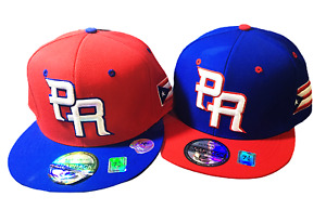 PR 3D (FITTED) Cap with Puerto Rico Flag & World Baseball Classic Logo