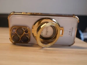 Handyhülle Iphone 15pro aus Hartguss (PC) mit Ständer und Induktionsladung - Bild 1 von 2