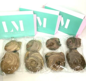 Human Hair Clip In Extensions New Boxd Highlighted Brown Blond 18” LOCKS & MANE - Picture 1 of 20