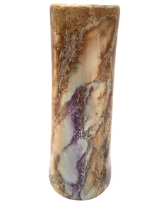 Jarrón Arabia Finlandia esmaltado loza mármol Art Deco 9 pulgadas de alto de colección años 30 - Imagen 1 de 10