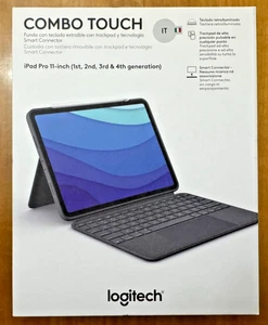 logitech combo touch - IPAD PRO 11-inch - Tastiera AZERTY - Foto 1 di 10